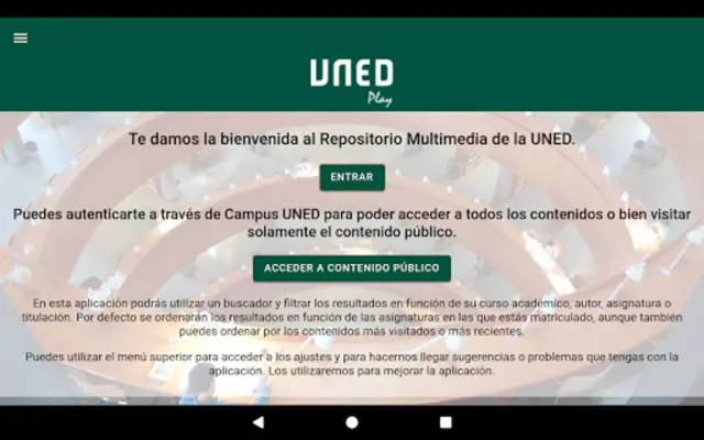 UNED-Play android App screenshot 13