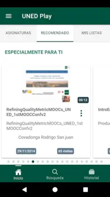 UNED-Play android App screenshot 19